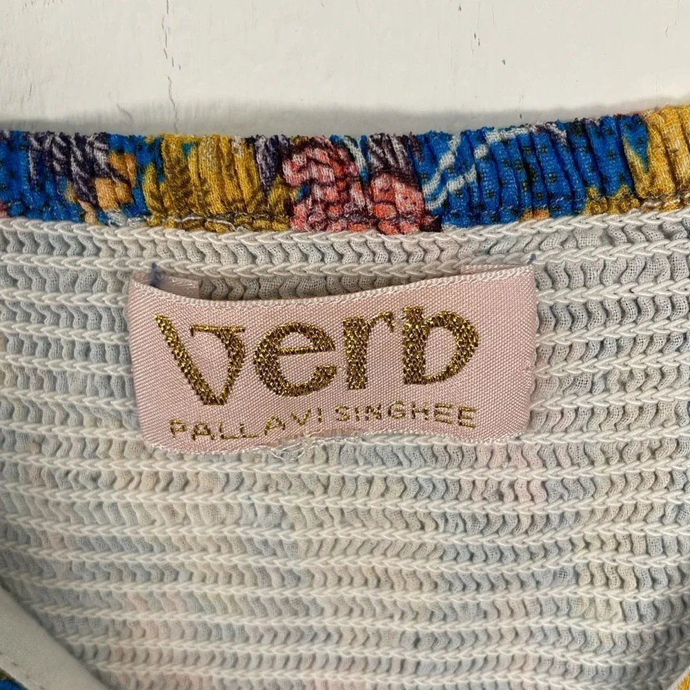 Anthropologie Verb By Pallavi Singhee Vineyard Tiered Maxi - Picture 3 of 11